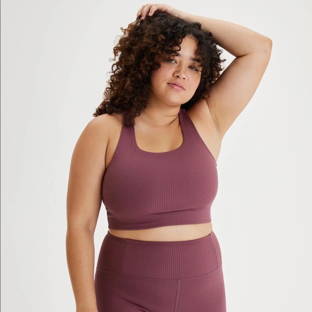 Girlfriend Collective Rib Sports Bra